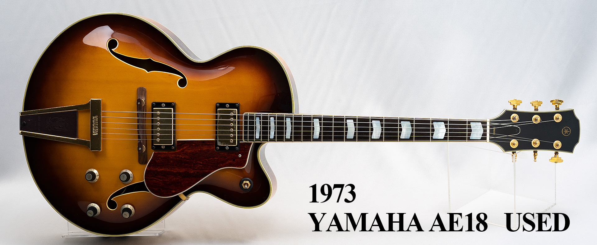 即出荷可70年代製 Yamaha製 高級フルアコ エレキ AE-18 ヤマハ